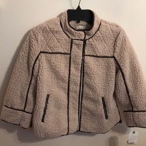 Jolt faux shearling and suede jacket.